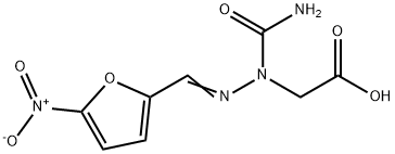 3-(5-nitrofurfurylideneamino)hydantoic acid 구조식 이미지