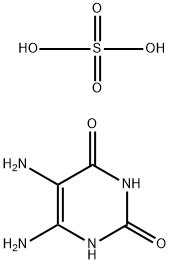 5,6-DIAMINO-2,4-DIHYDROXYPYRIMIDINE SULFATE DIHYDRATE 구조식 이미지