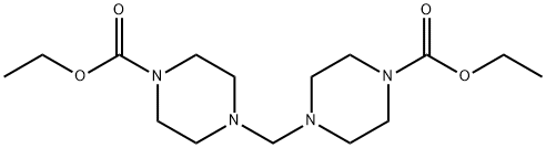 4,4'-Methylenebis(piperazine-1-carboxylic acid ethyl) ester 구조식 이미지