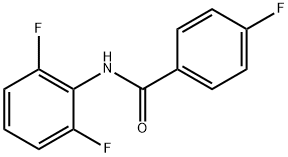 Benzamide, N-(2,6-difluorophenyl)-4-fluoro- (9CI) 구조식 이미지