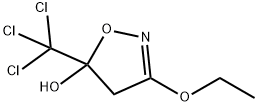 5-(트리클로로메틸)-3-ETHOXY-4,5-DIHYDROISOXAZOL-5-OL 구조식 이미지