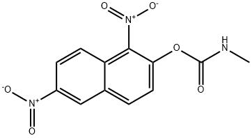 N-메틸카르밤산1,6-디니트로-2-나프틸에스테르 구조식 이미지