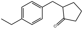 Cyclopentanone, 2-[(4-ethylphenyl)methyl]- (9CI) Structure
