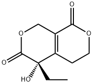 1H,6H-Pyrano[3,4-c]pyran-1,6-dione,5-ethyl-3,4,5,8-tetrahydro-5-hydroxy-,(5S)-(9CI) 구조식 이미지