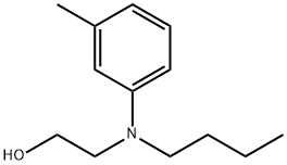 3-methyl-N-butyl-N-hydroxyethylaniline 구조식 이미지