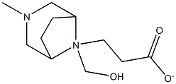 3-Methyl-3,8-diazabicyclo[3.2.1]octane-8-methanol propionate 구조식 이미지