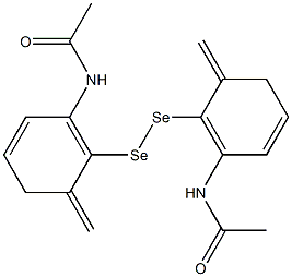 N,N'-[Diselenobis(methylene-2,1-phenylene)]bisacetamide Structure