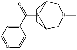 8-Isonicotinoyl-3-methyl-3,8-diazabicyclo[3.2.1]octane Structure