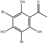 3',5'-Dibromo-2',4',6'-trihydroxyacetophenone Structure