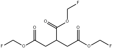 1,2,3-Propanetricarboxylic acid tris(fluoromethyl) ester Structure