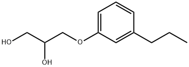 3-(m-Propylphenoxy)-1,2-propanediol 구조식 이미지