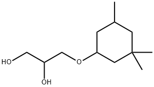 3-(3,3,5-Trimethylcyclohexyloxy)-1,2-propanediol 구조식 이미지
