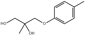 2-Methyl-3-(p-tolyloxy)-1,2-propanediol Structure