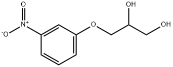 3-(m-Nitrophenoxy)-1,2-propanediol 구조식 이미지