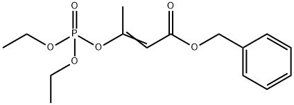 3-(Diethoxyphosphinyloxy)-2-butenoic acid benzyl ester 구조식 이미지