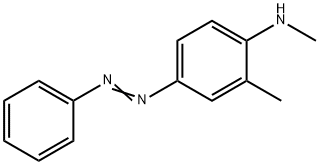 3-methyl-4-methylaminoazobenzene Structure