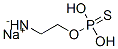 Ethanol, 2-amino-, dihydrogen phosphorothioate (ester), monosodium salt Structure