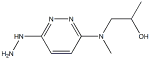3-Hydrazino-6-((2-hydroxypropyl)methylamino)pyridazine dihydrochloride Structure