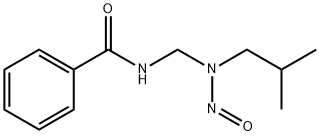 Benzamide, N-(((2-methylpropyl)nitrosoamino)methyl)- 구조식 이미지