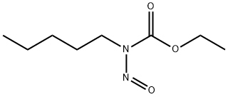 N-amyl-N-nitrosourethane Structure