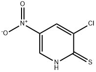 3-Chloro-2-mercapto-5-nitropyridine Structure