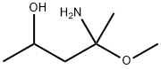 4-Amino-4-methoxy-2-pentanol 구조식 이미지