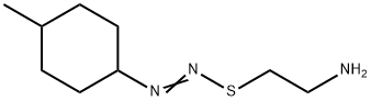 2-[[(4-Methylcyclohexyl)azo]thio]ethanamine 구조식 이미지