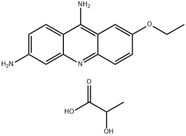 Ethacridine lactate monohydrate 구조식 이미지