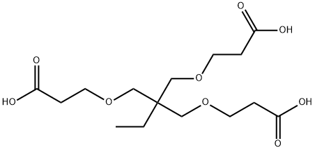 3,3'-[[2-[(2-Carboxyethoxy)methyl]-2-ethyl-1,3-propanediyl]bis(oxy)]bis(propanoic acid) Structure