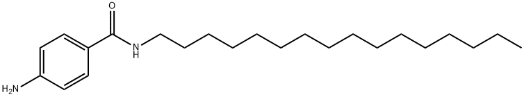 4-AMINO-N-HEXADECYLBENZAMIDE Structure