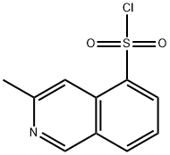 3-Methylisoquinoline-5-sulfonyl chloride 구조식 이미지