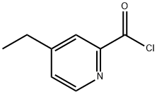 2-Pyridinecarbonyl chloride, 4-ethyl- (9CI) 구조식 이미지