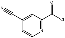 2-Pyridinecarbonyl chloride, 4-cyano- (9CI) Structure