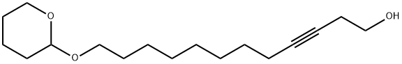 12-[(Tetrahydro-2H-pyran-2-yl)oxy]-3-dodecyn-1-ol Structure