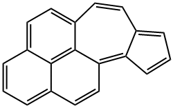 Azuleno(4,5,6-cd)phenalene Structure