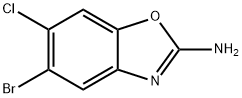 5-Bromo-6-chloro-2-benzoxazolamine 구조식 이미지