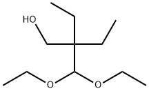 2-(Diethoxymethyl)-2-ethyl-1-butanol 구조식 이미지
