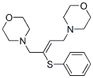 1,4-Dimorpholino-2-(phenylthio)-2-butene 구조식 이미지