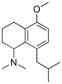 1,2,3,4-테트라히드로-N,N-디메틸-8-이소부틸-5-메톡시-1-나프탈렌아민 구조식 이미지