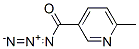 6-Метил-3-пиридинкарбонилазид структурированное изображение
