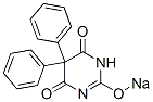 5,5-Diphenyl-2-sodiooxy-4,6(1H,5H)-pyrimidinedione Structure