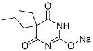 5-Ethyl-5-propyl-2-sodiooxy-4,6(1H,5H)-pyrimidinedione Structure