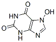 N-Hydroxyxanthine 구조식 이미지