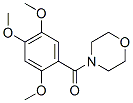 4-(2,4,5-Trimethoxybenzoyl)morpholine 구조식 이미지