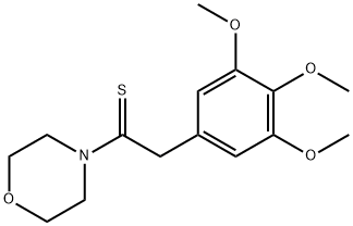 4-[(3,4,5-Trimethoxyphenyl)thioacetyl]morpholine Structure