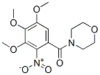 4-(2-니트로-3,4,5-트리메톡시벤조일)모르폴린 구조식 이미지