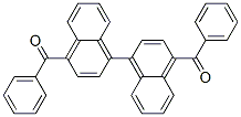 4,4'-dibenzoyl-1,1'-binaphtyl 구조식 이미지