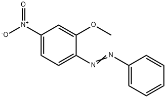 2-METHOXY-4-NITROAZOBENZENE Structure