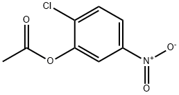 2-클로로-5-니트로페닐=아세테이트 구조식 이미지