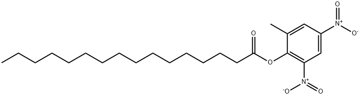 팔미트산2-메틸-4,6-디니트로페닐에스테르 구조식 이미지